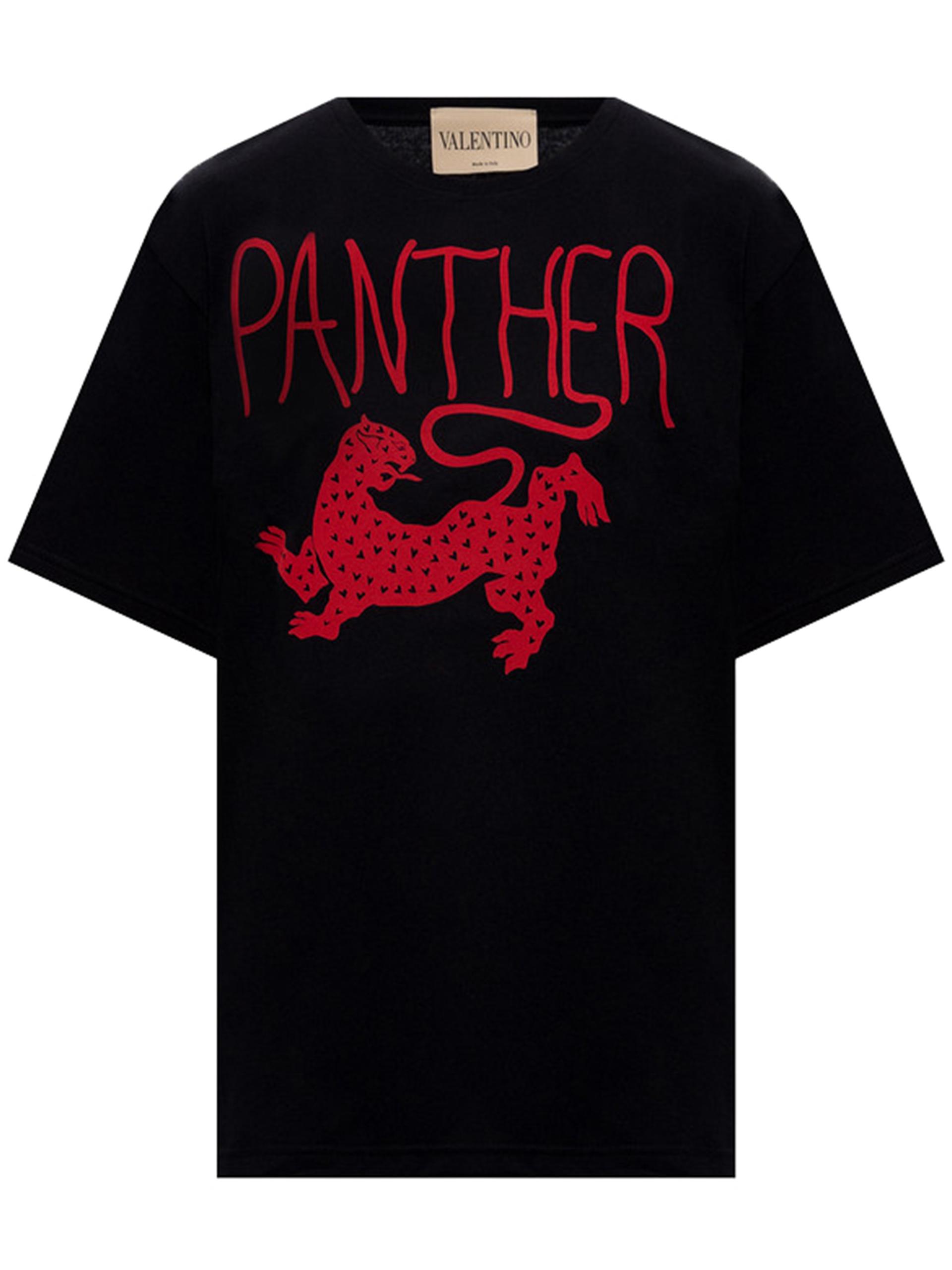 valentino t-shirt black cotton - women