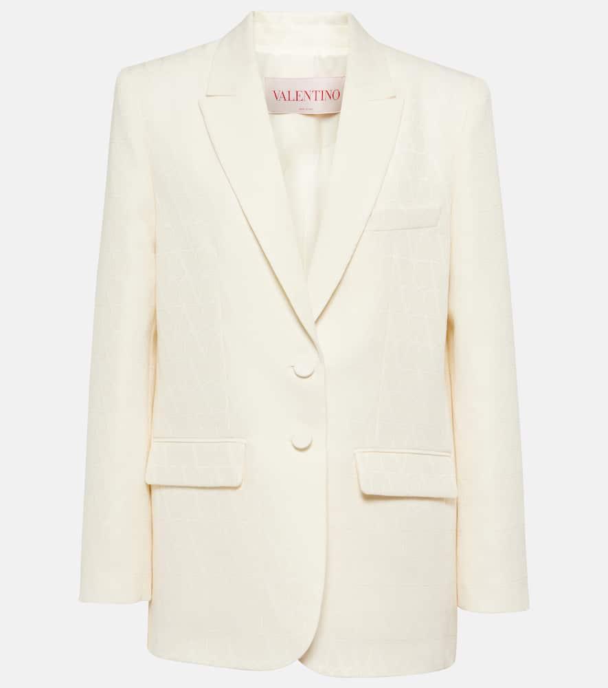 valentino toile iconographe crêpe couture blazer