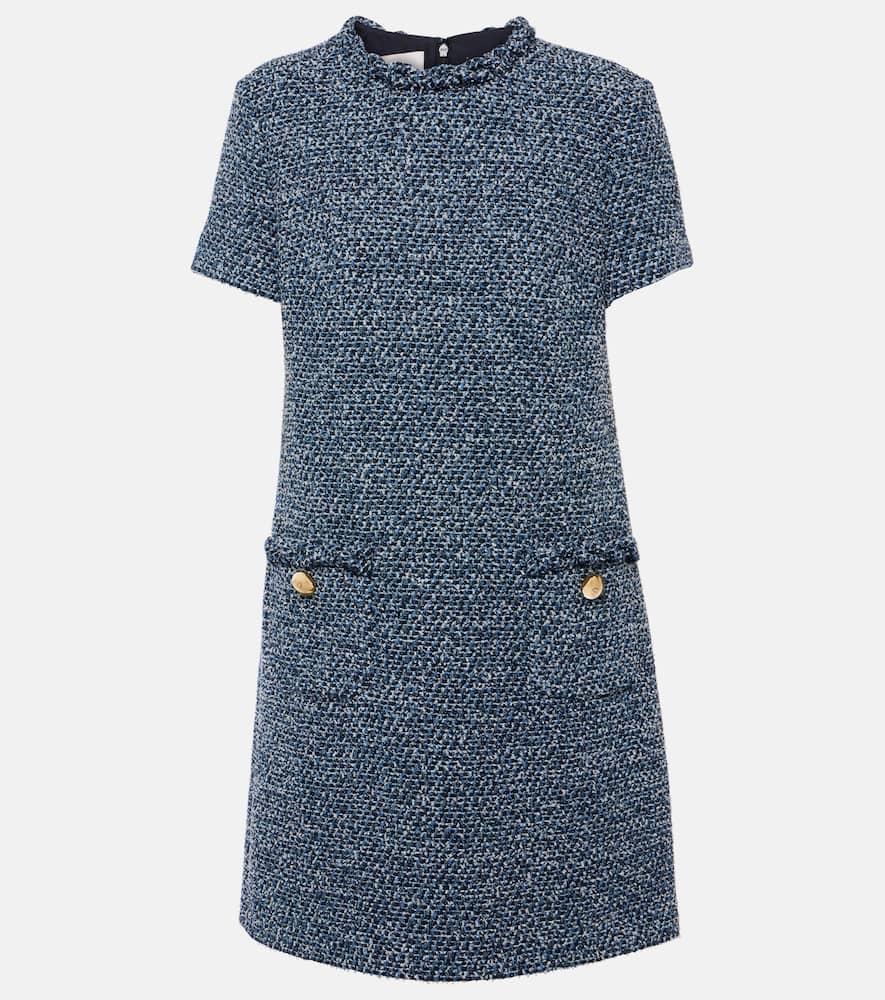 valentino tweed denim minidress