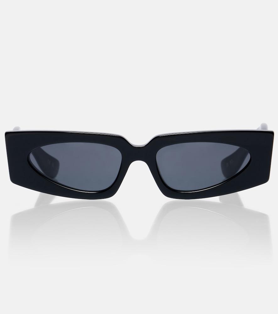 valentino vain bold vlogo rectangular sunglasses