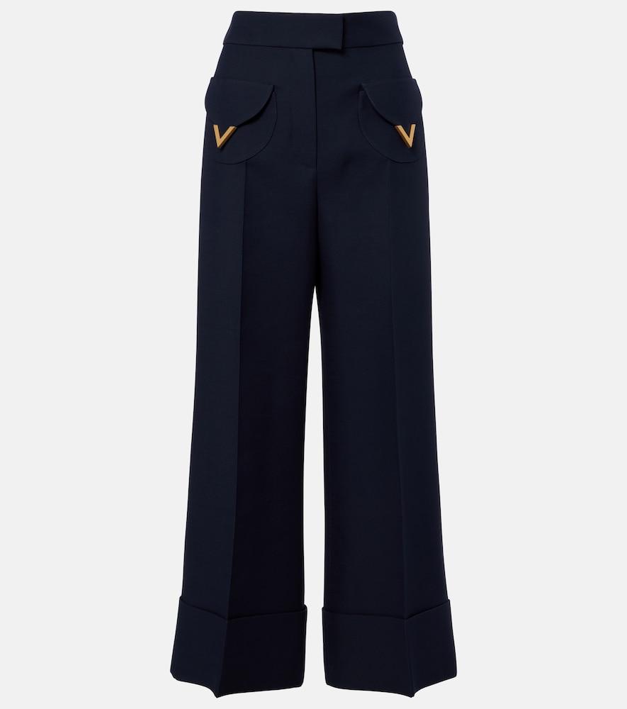valentino vgold crepe couture wide