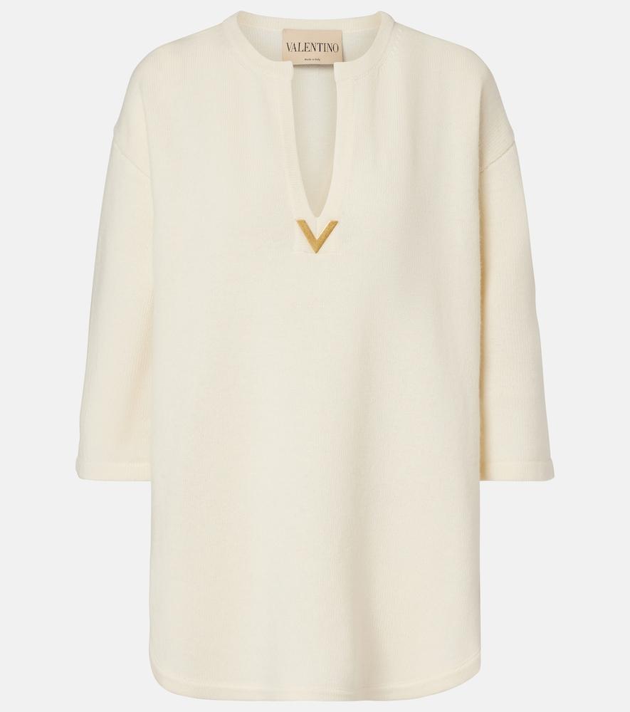valentino vgold virgin wool sweater