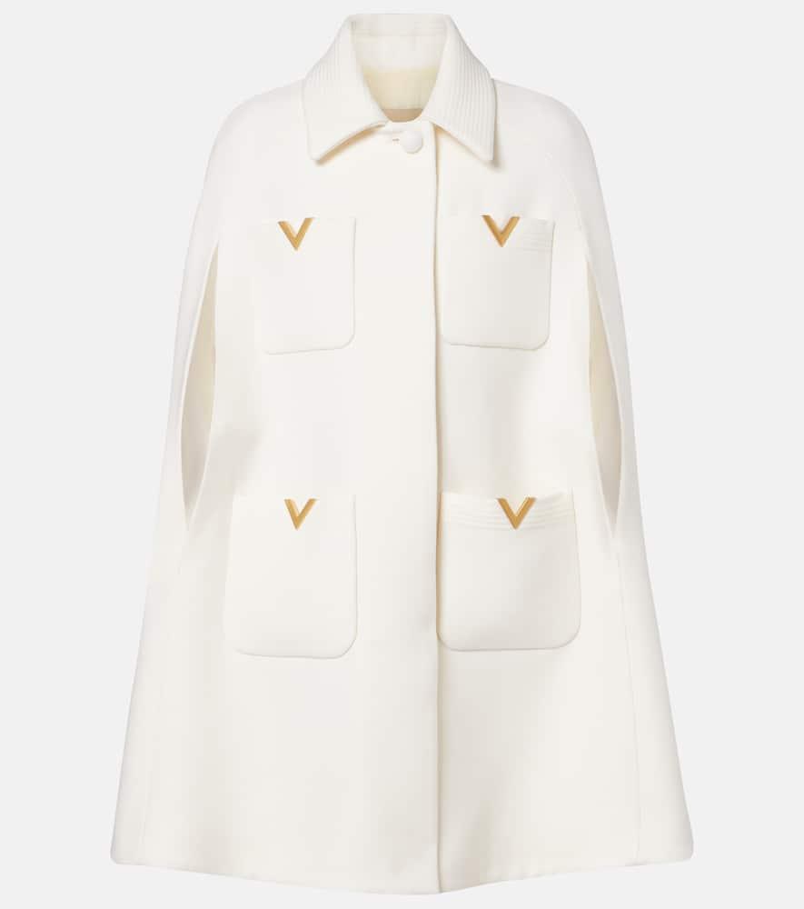 valentino vgold wool cape