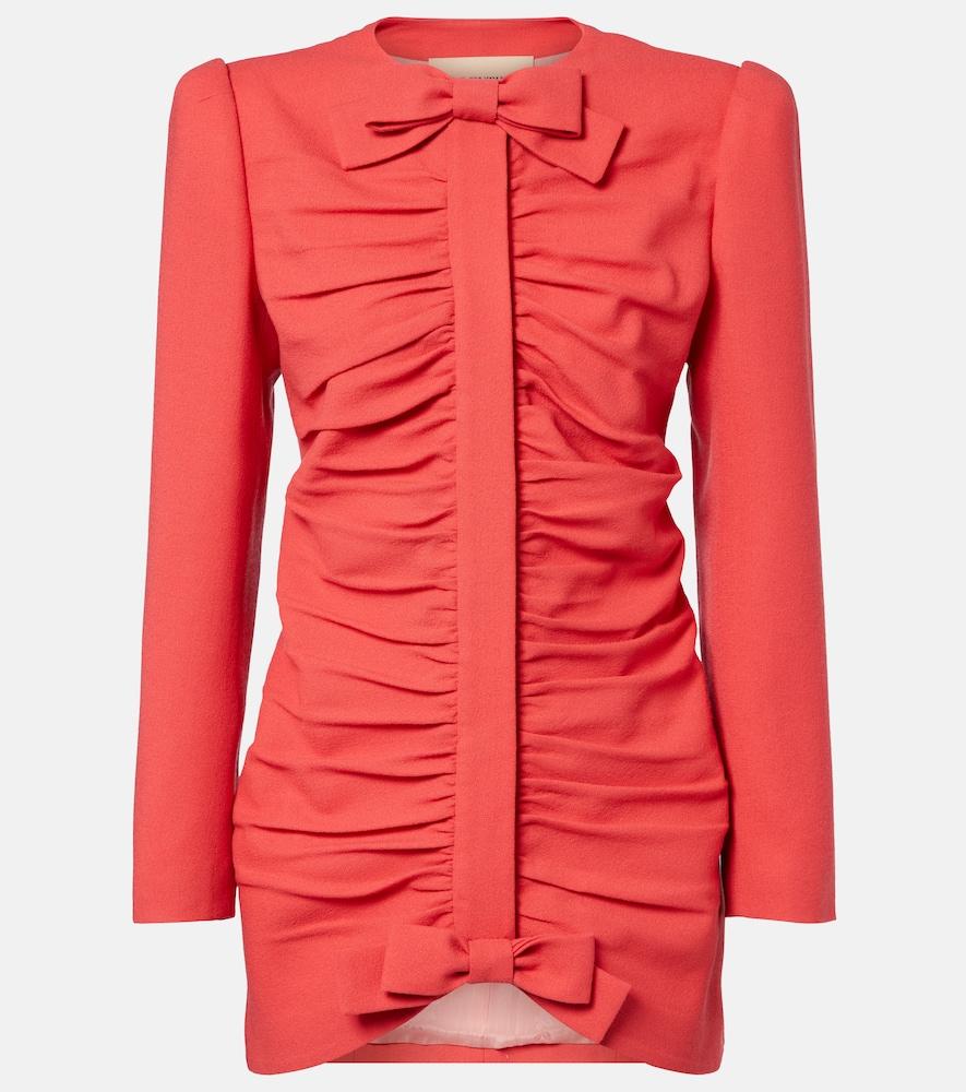 valentino virgin wool crêpe jacket