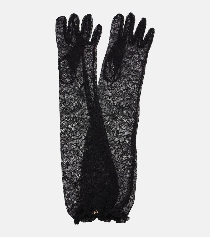 valentino vlogo lace gloves