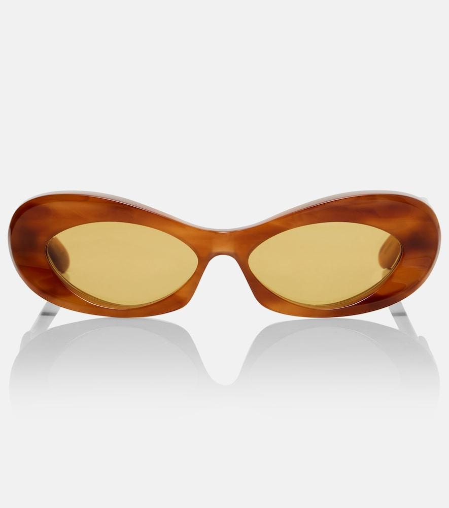 valentino vlogo oval sunglasses