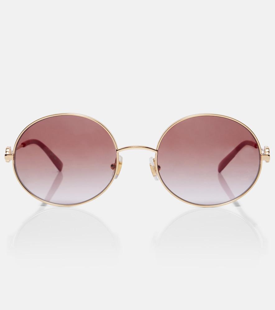 valentino vlogo round sunglasses