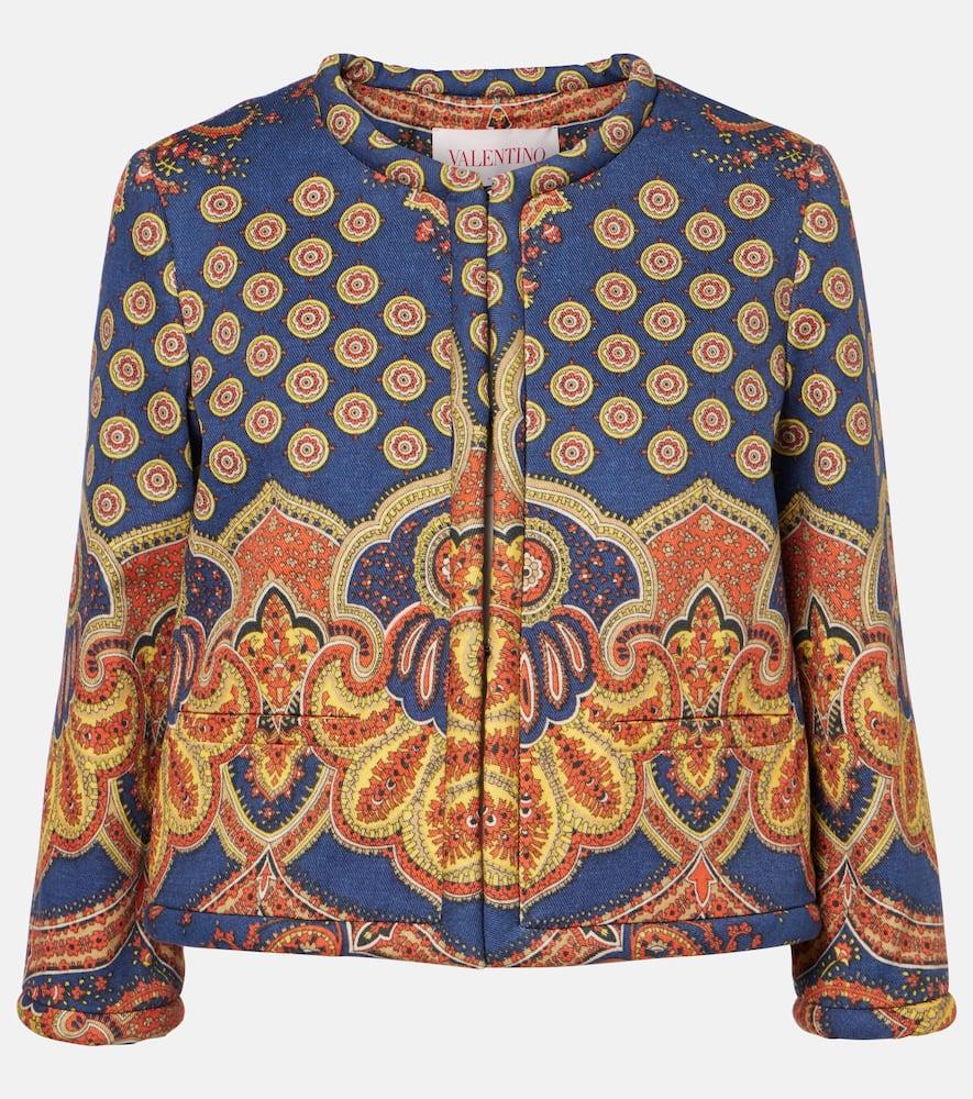 valentino voyage imaginaire cotton jacket