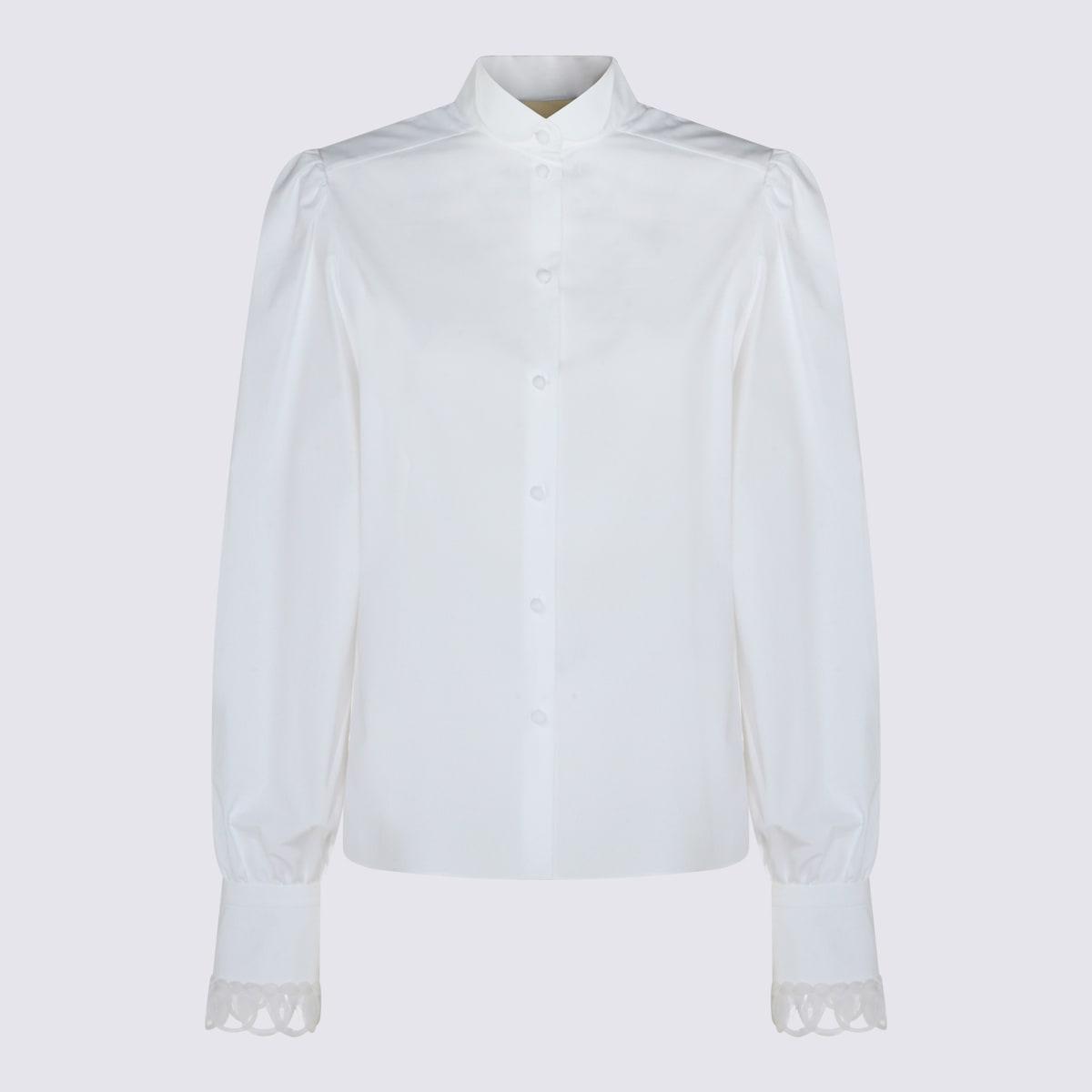 valentino white cotton shirt