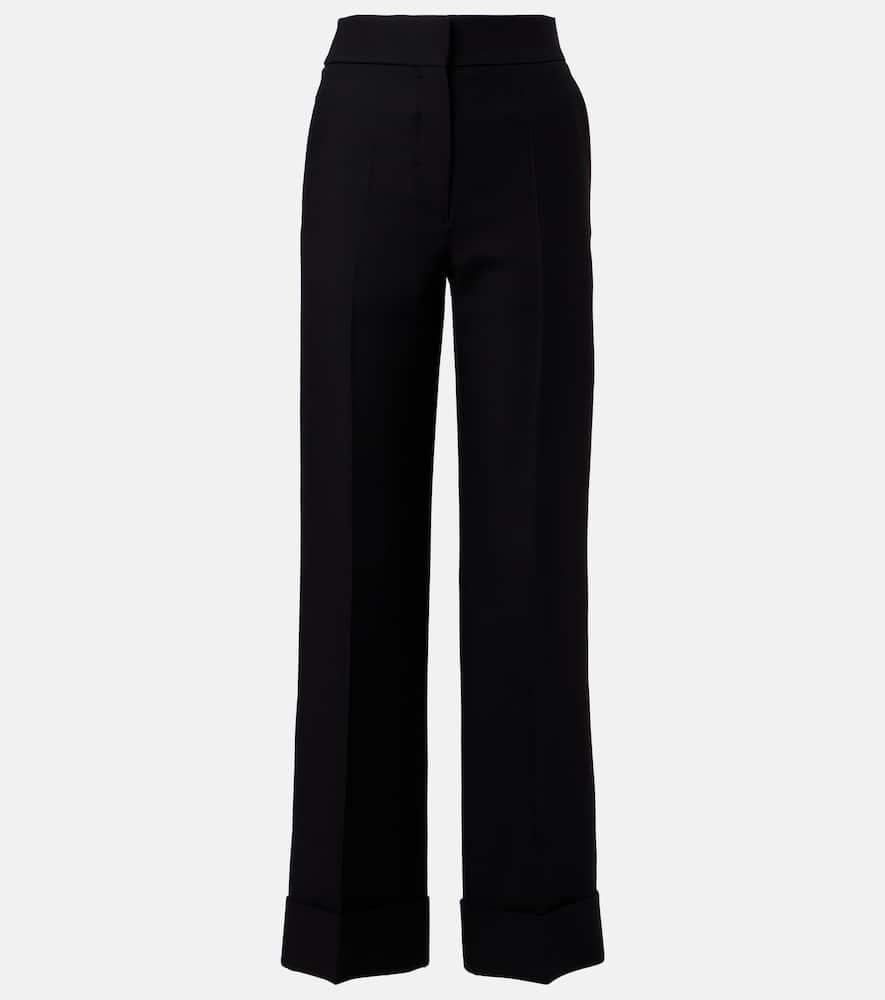 valentino wool and silk wide