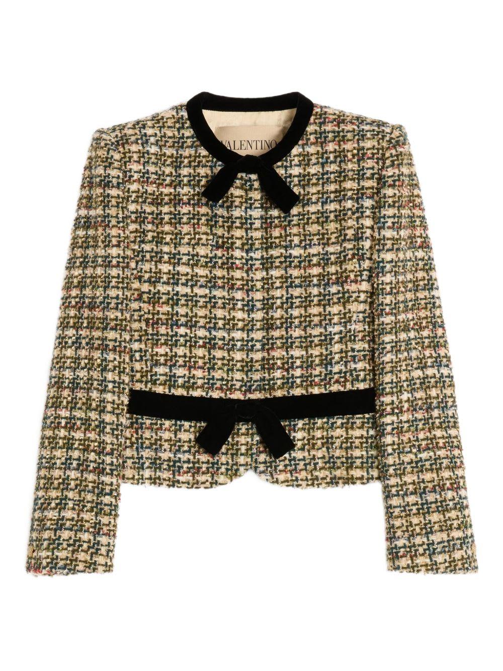 valentino wool tweed jacket