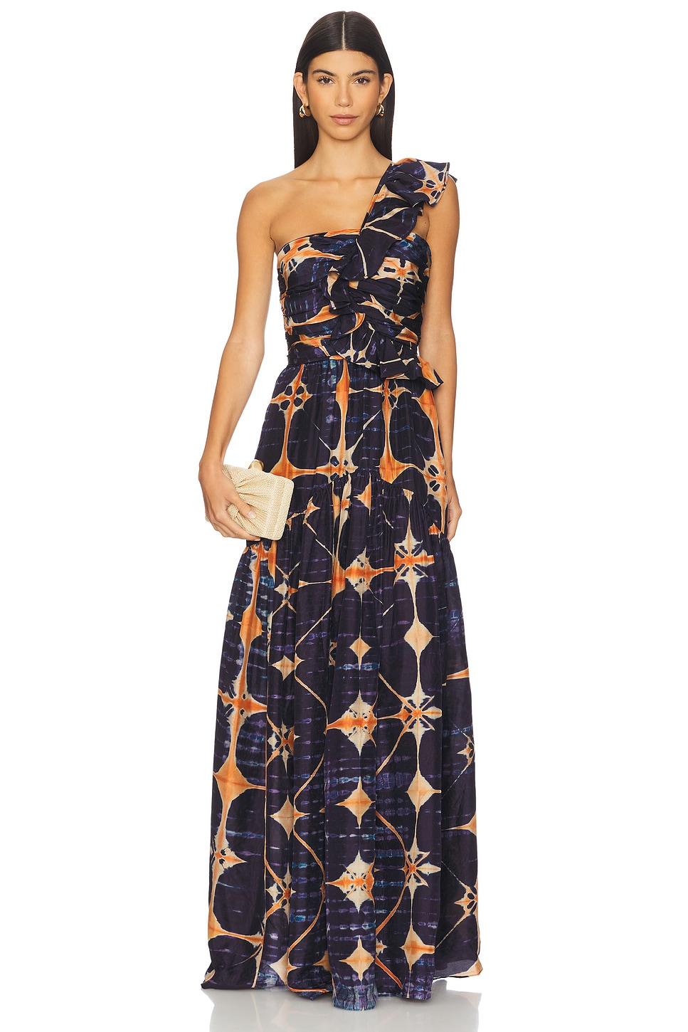 valeria one shoulder gown