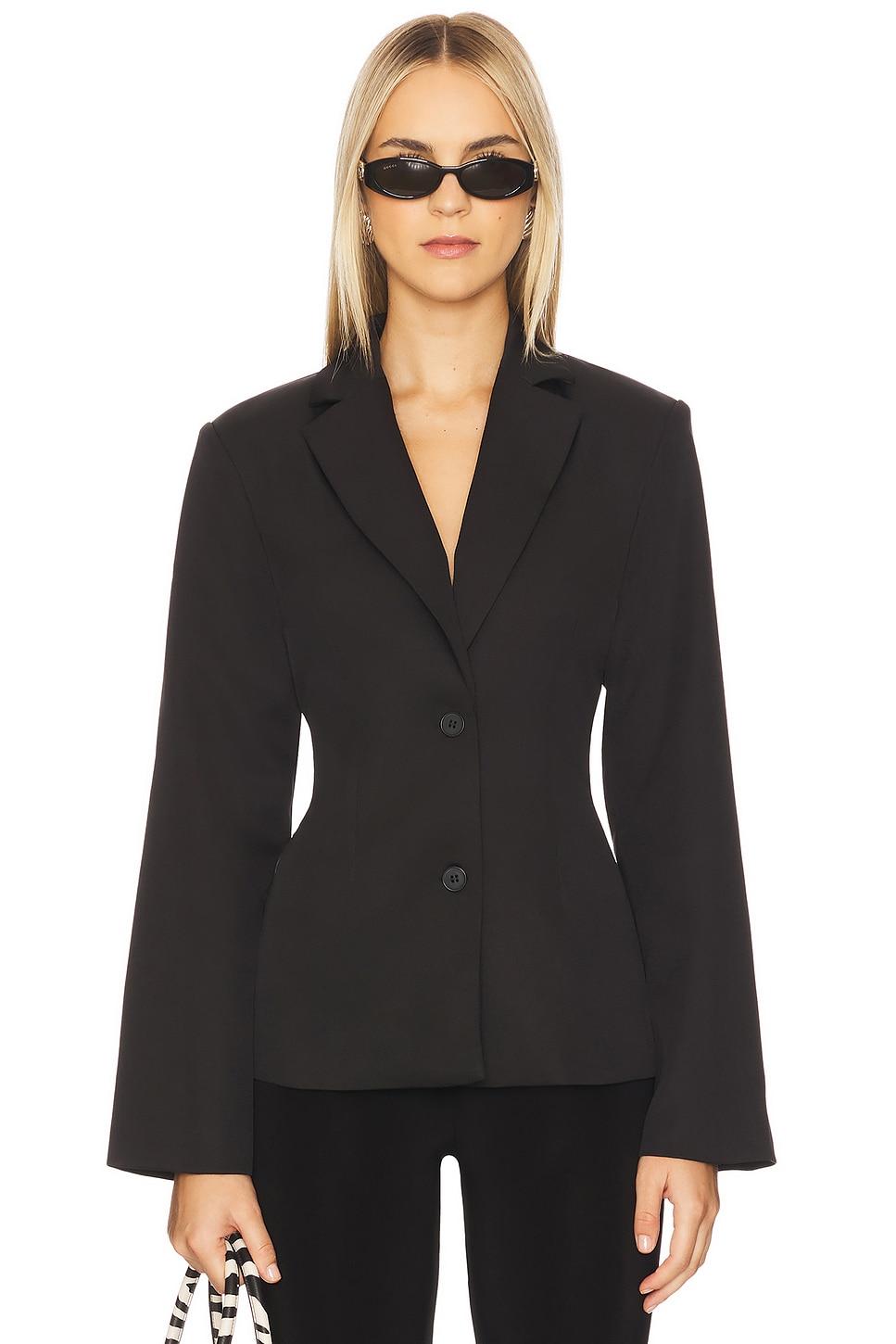 valerie open back blazer