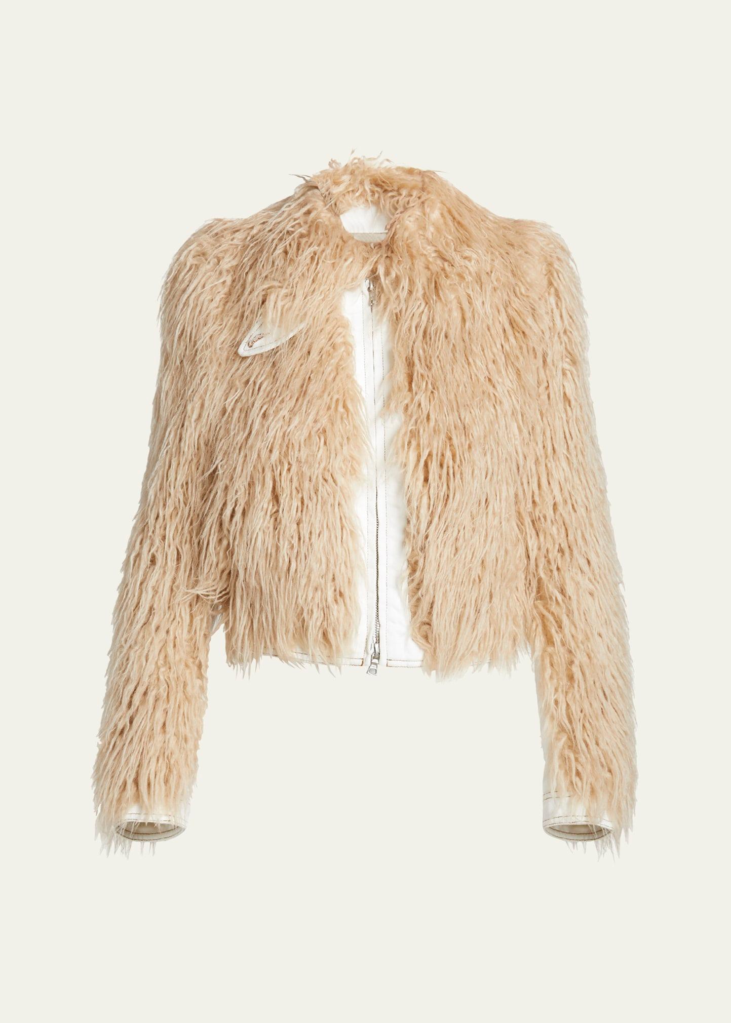vangel faux shearling jacket