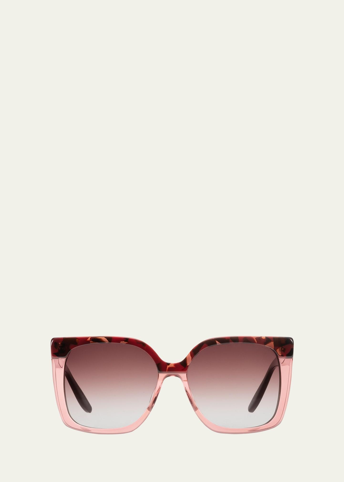 vanity square acetate sunglasses