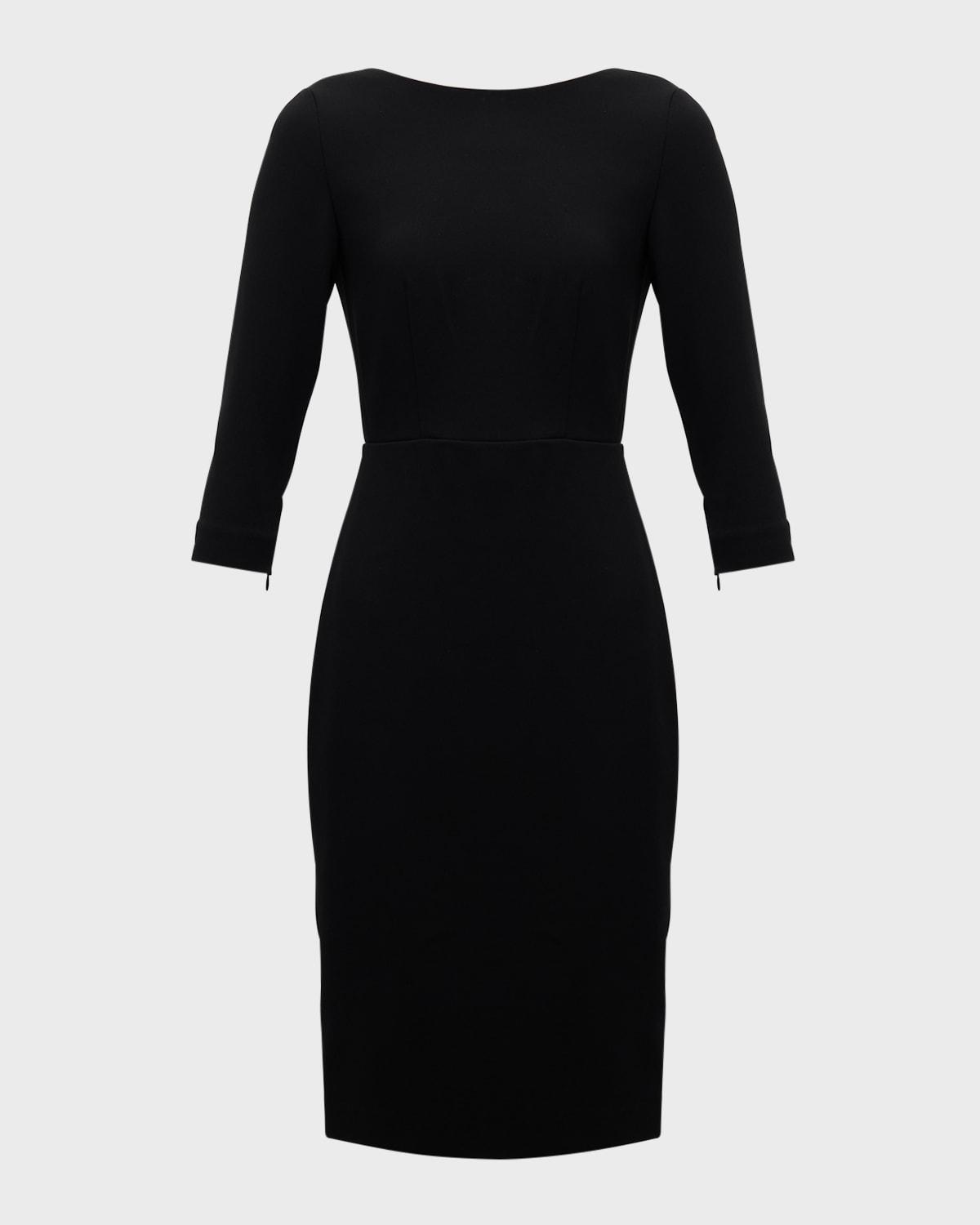 varetta admiral crepe sheath dress