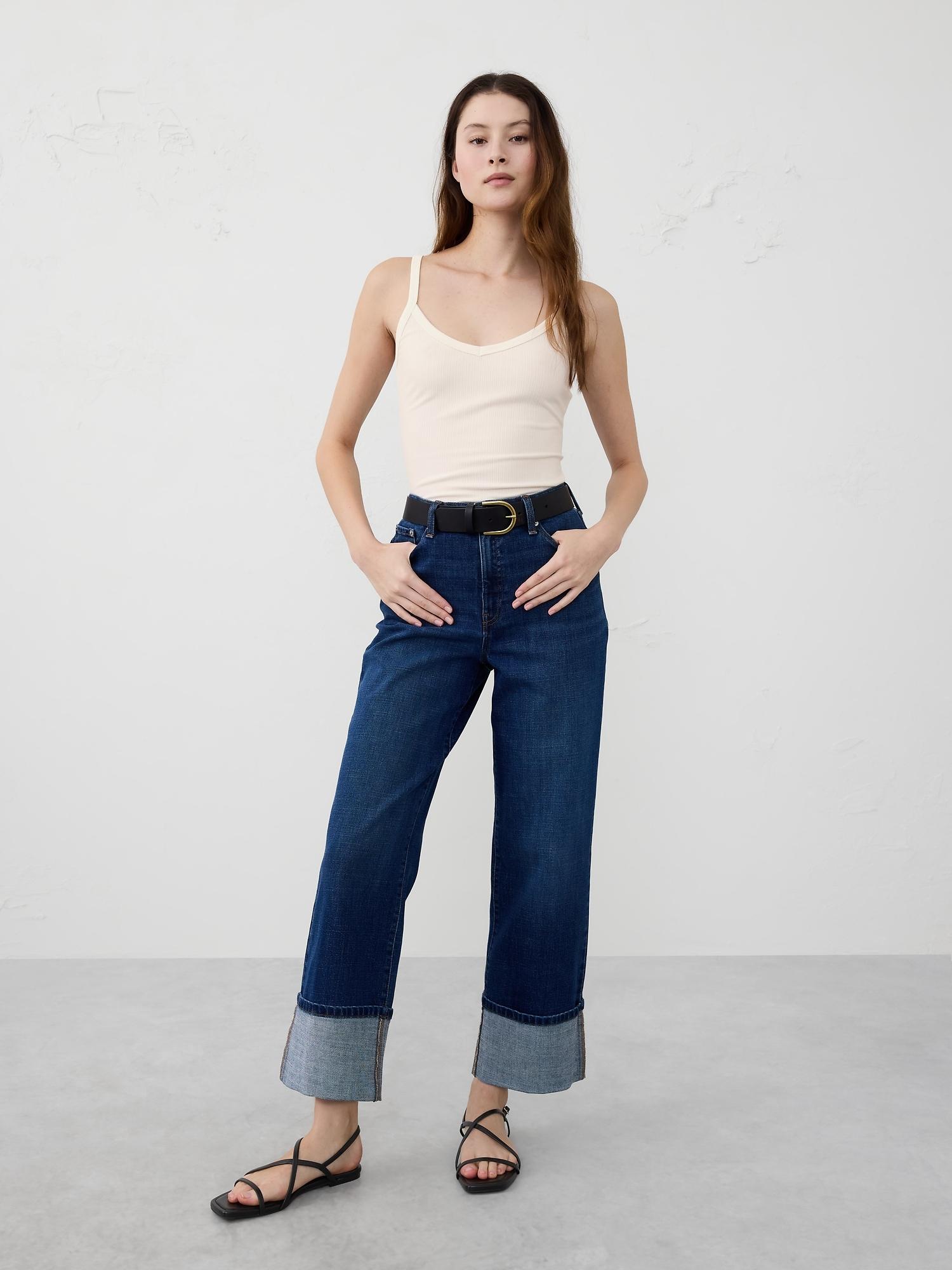 variegated ribbed tank