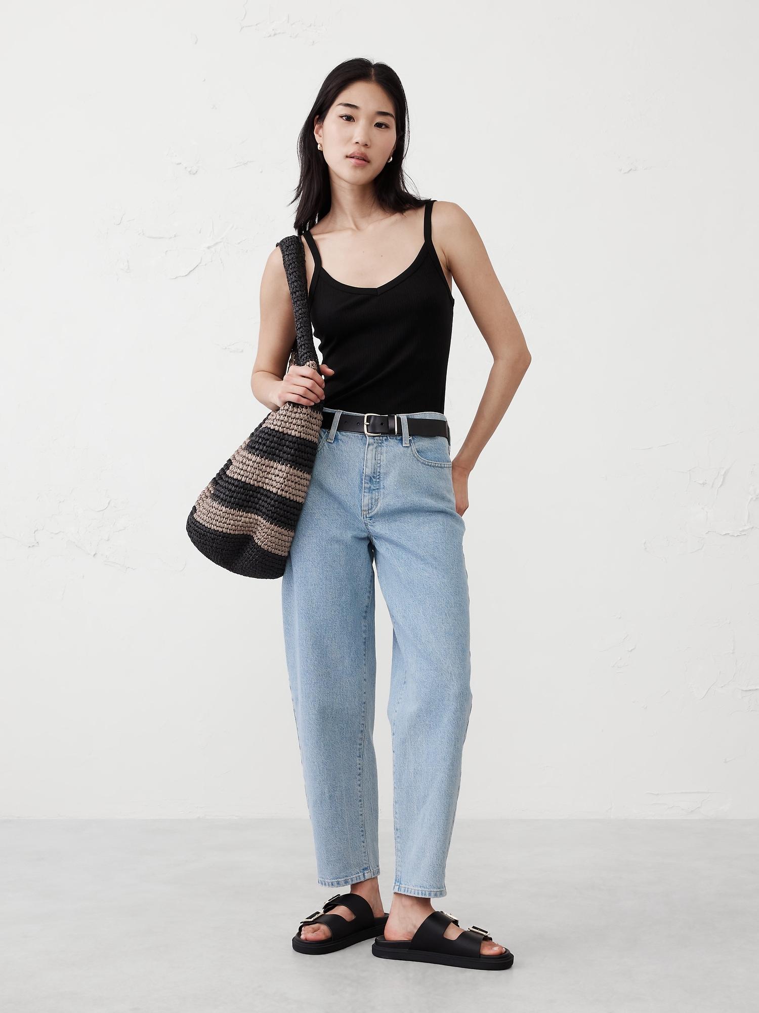 variegated ribbed tank