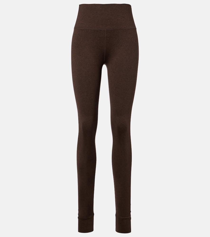 varley always warm jersey stirrup leggings