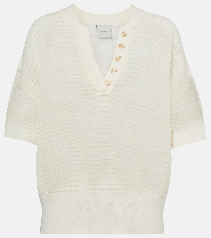 varley callie polo sweater