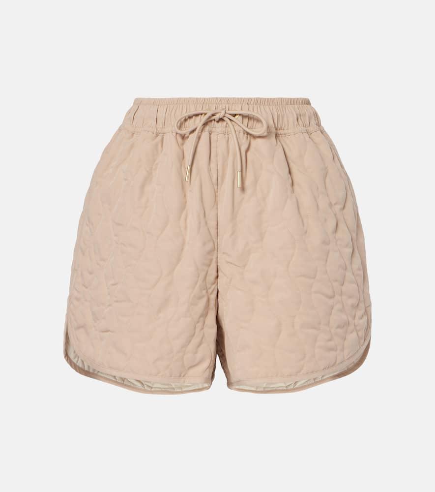 varley catrine quilted twill shorts