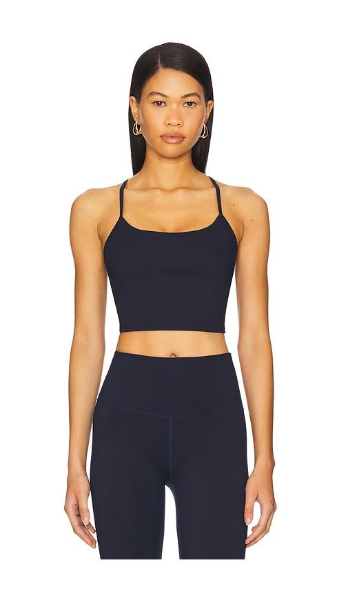 varley freesoft harley bralette in navy.