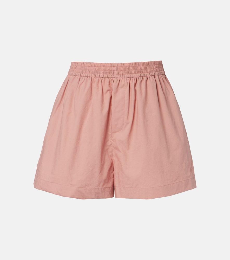 varley morales cotton poplin shorts