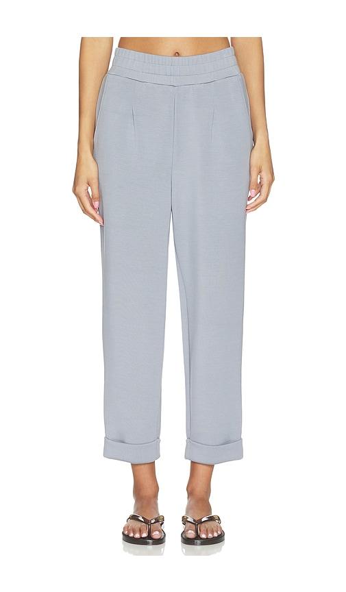 varley the rolled cuff pant in slate.