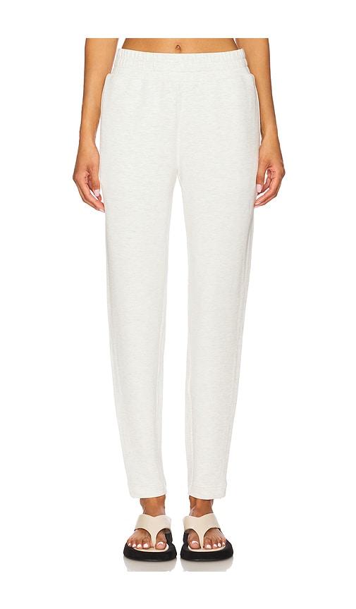 varley the slim zip hem pant 29.5 in ivory.