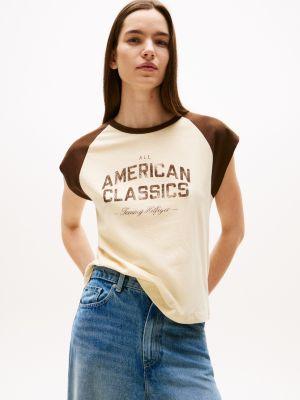 varsity logo raglan t-shirt