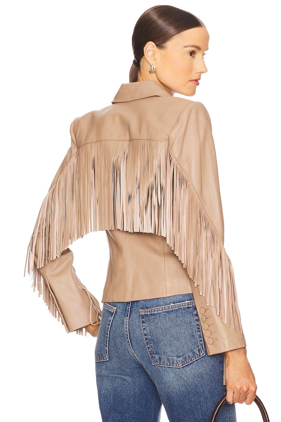 vashti fringe blazer