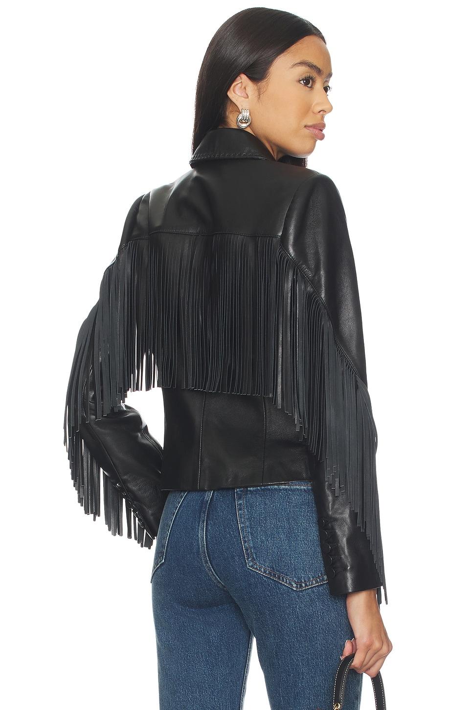vashti fringe blazer