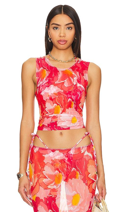 vdm charlotte tank in red.