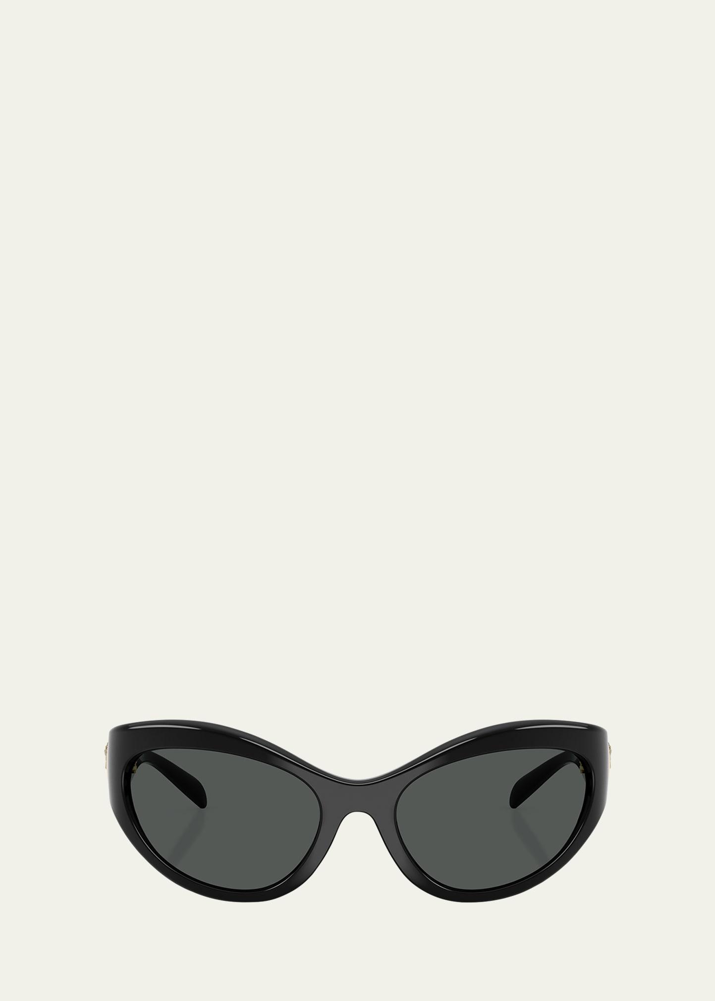 ve4485 medusa plastic cat-eye sunglasses