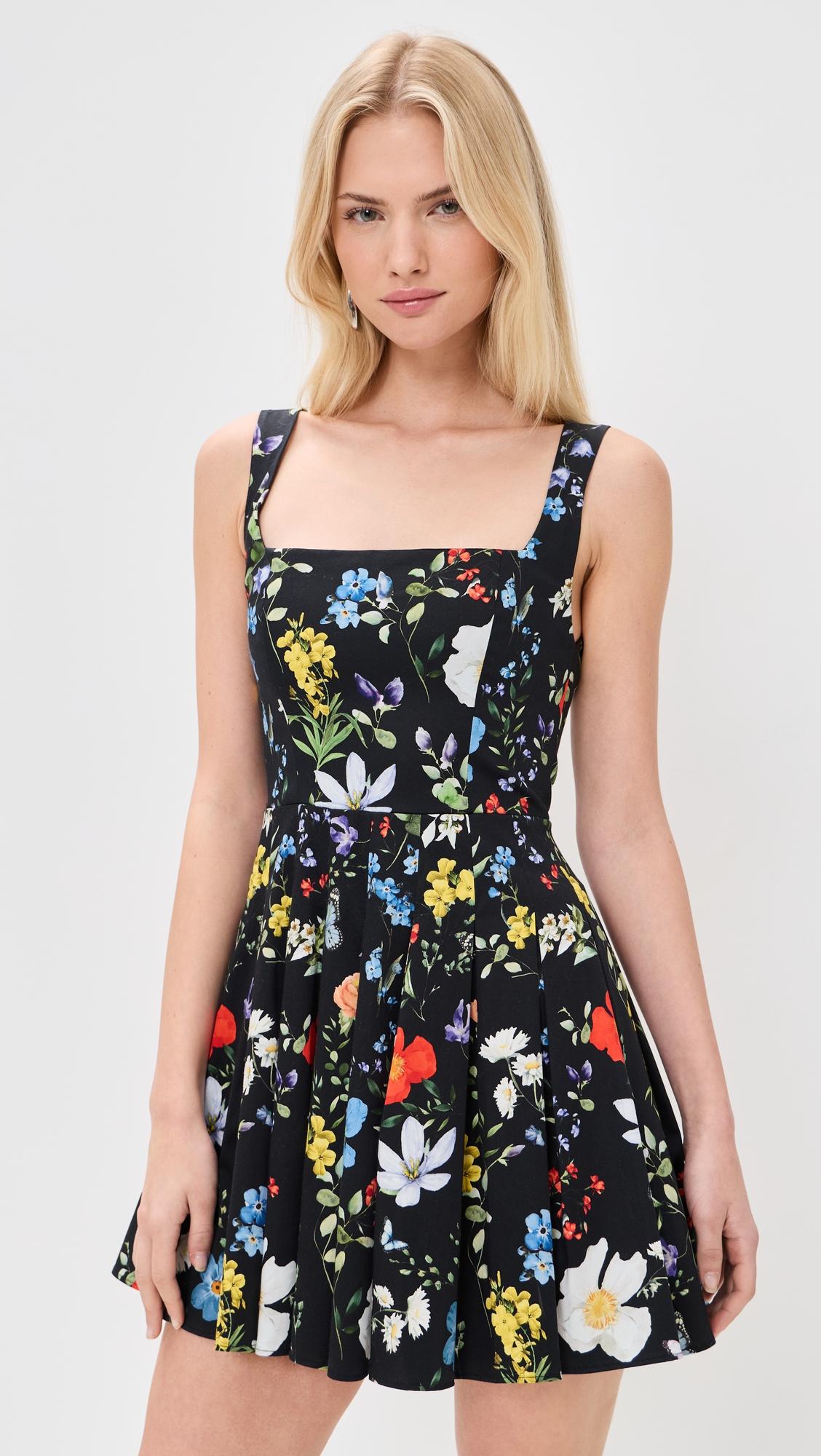 veda pleated mini dress