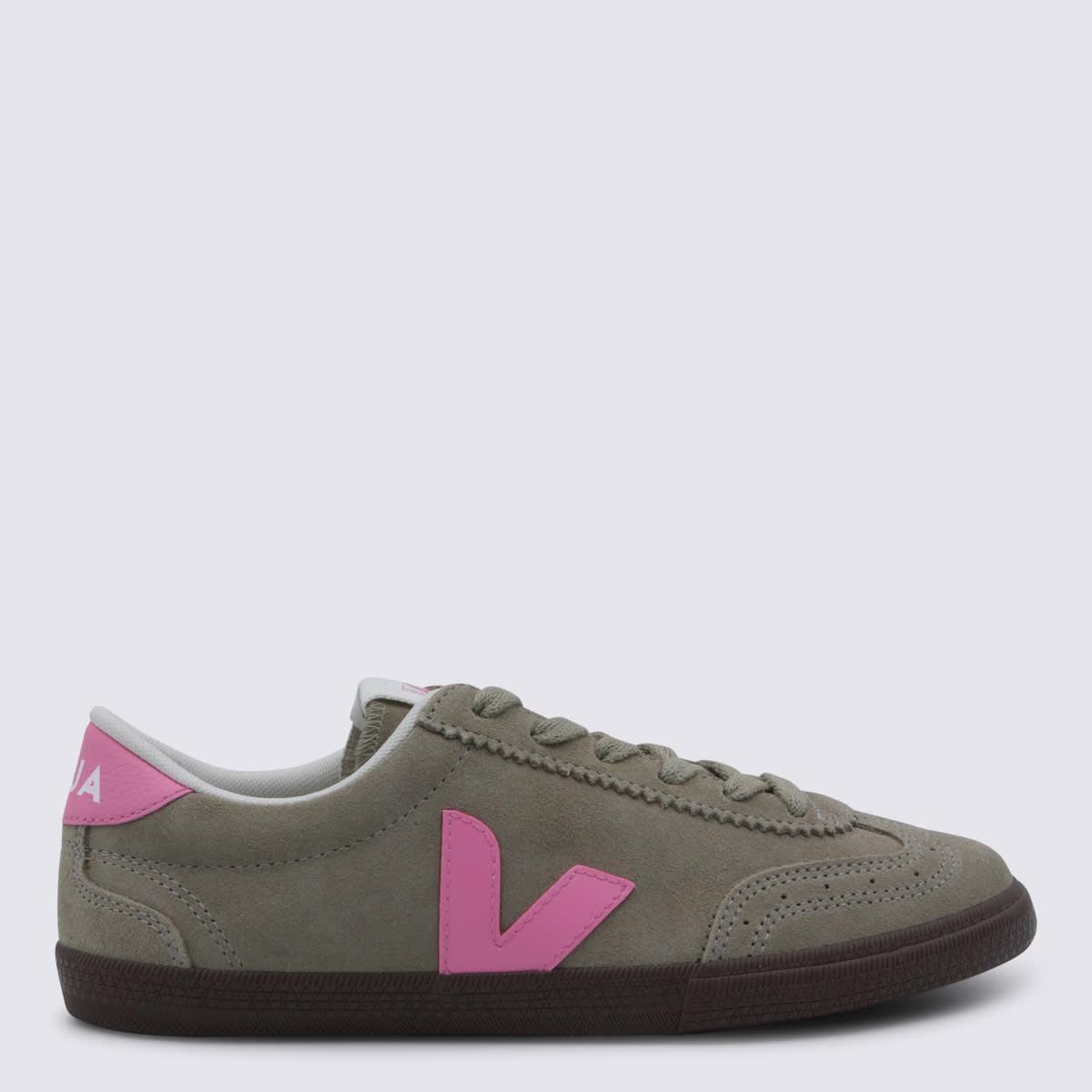 veja beige volley sneakers