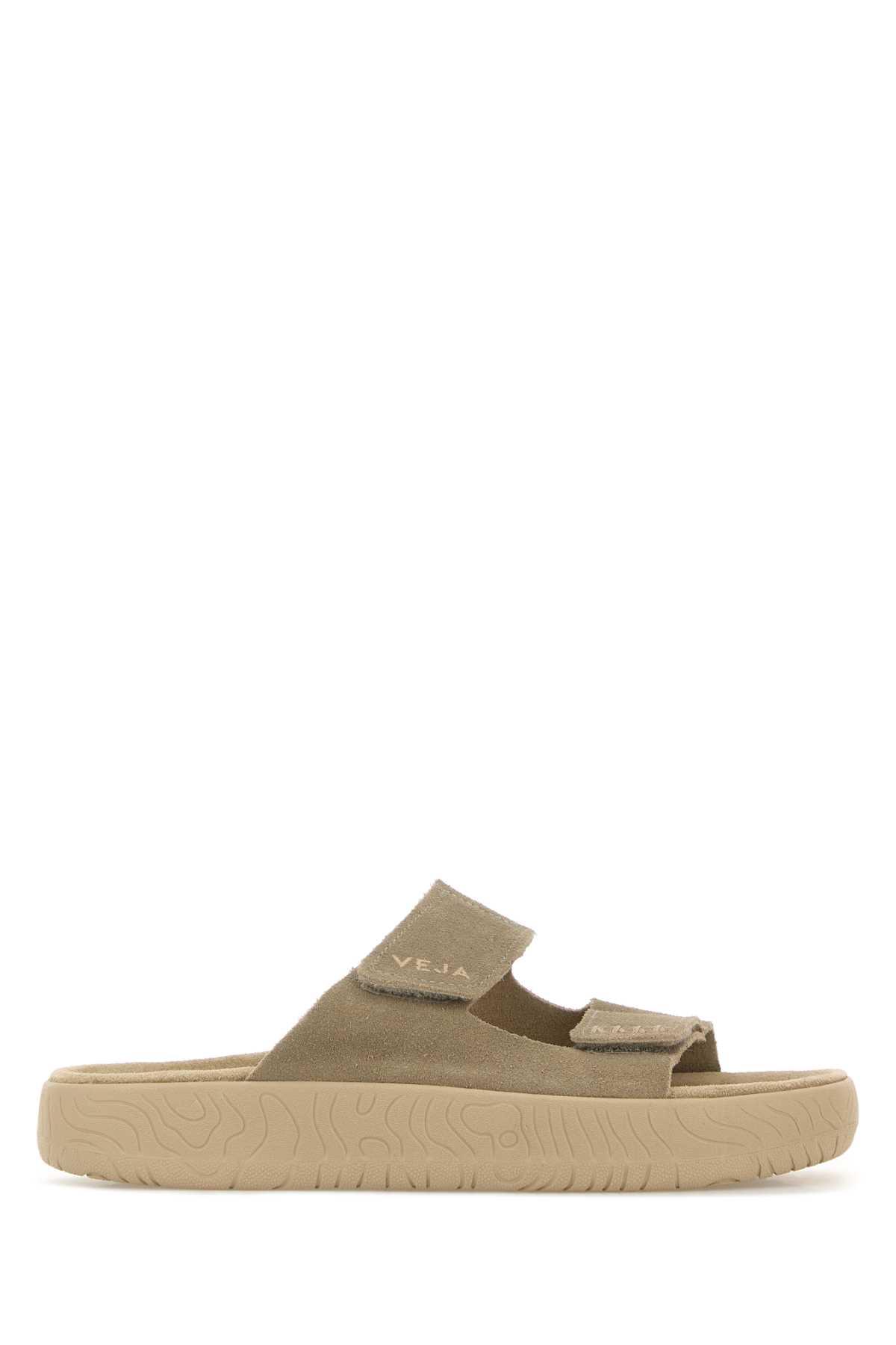 veja dove grey suede slippers