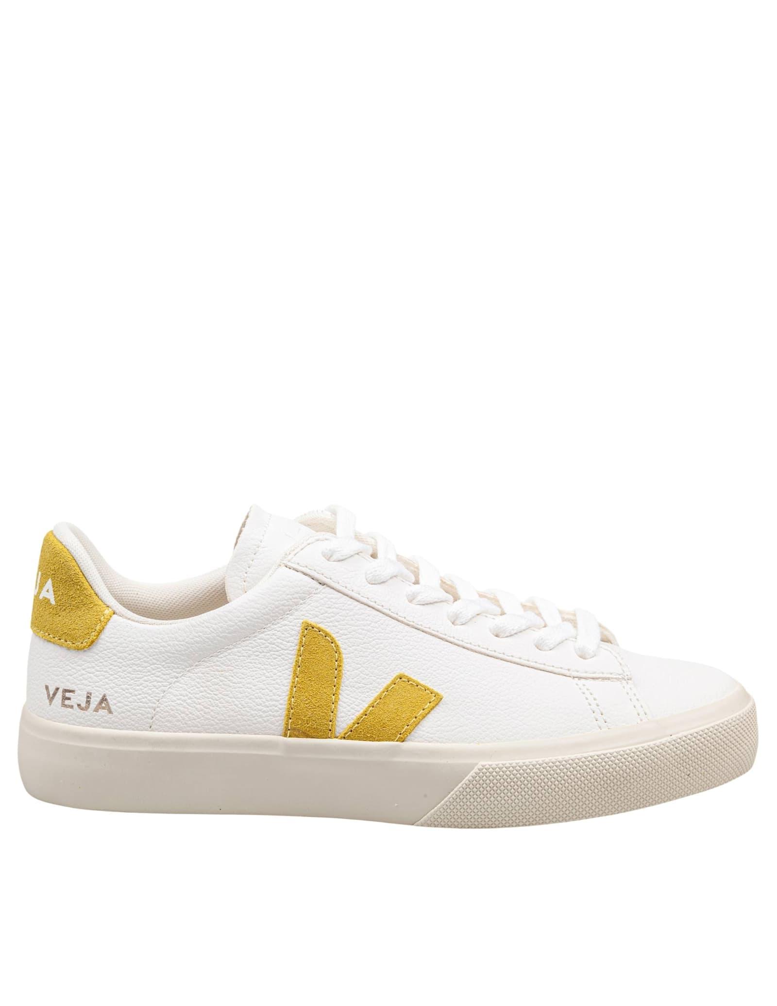 veja urca coated cotton sneakers color white/liquor
