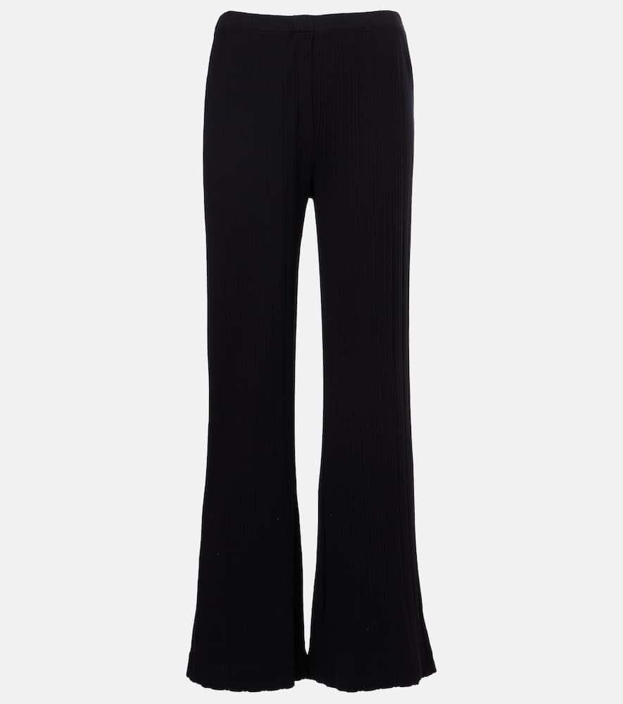 velvet alemi pointelle straight pants