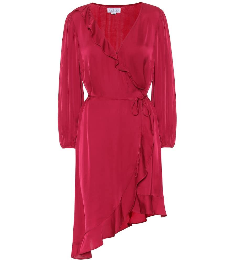 velvet alena satin minidress