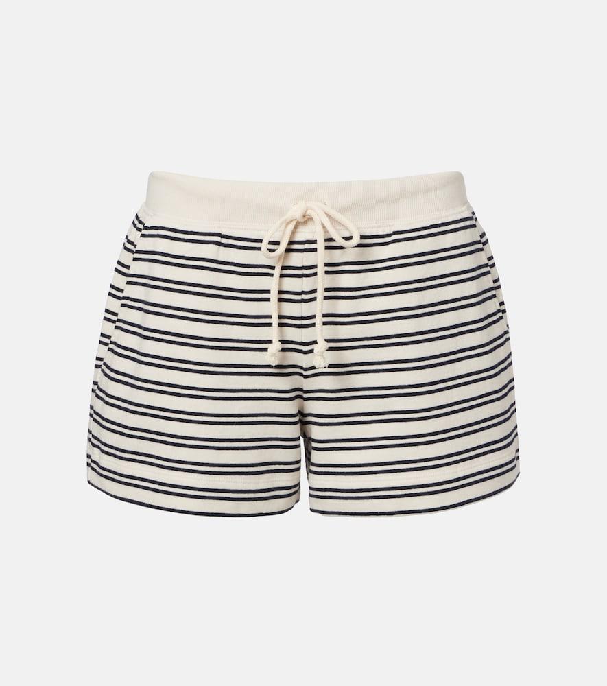 velvet amy striped cotton jersey shorts