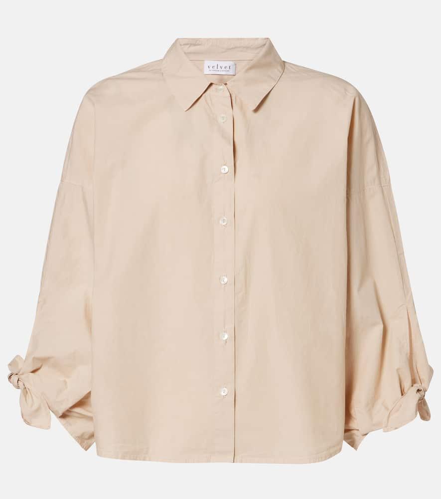 velvet arlette cotton shirt
