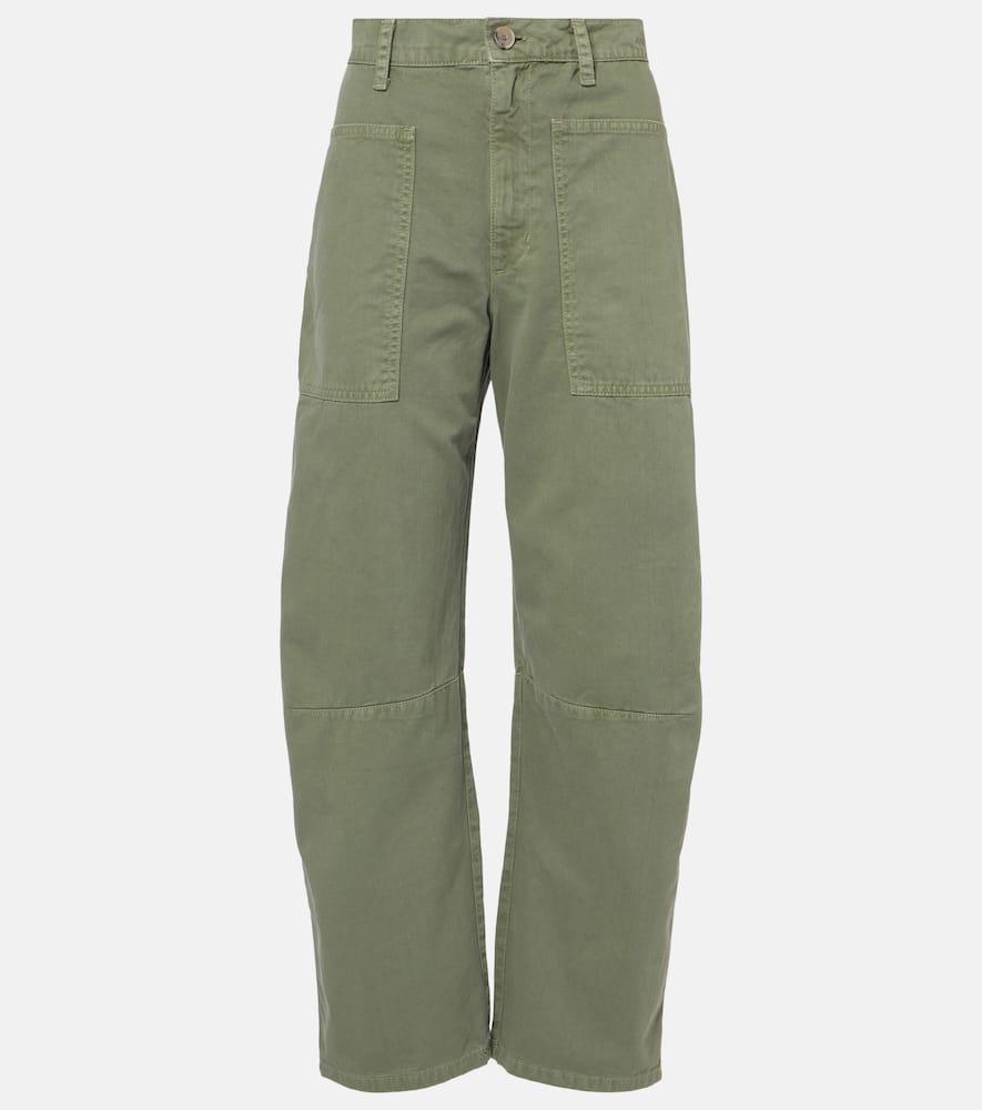velvet brylie cotton twill barrel pants