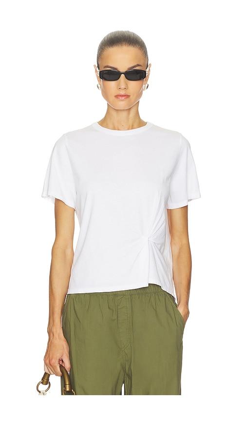 velvet by graham & spencer rhou short sleeve tee in white.