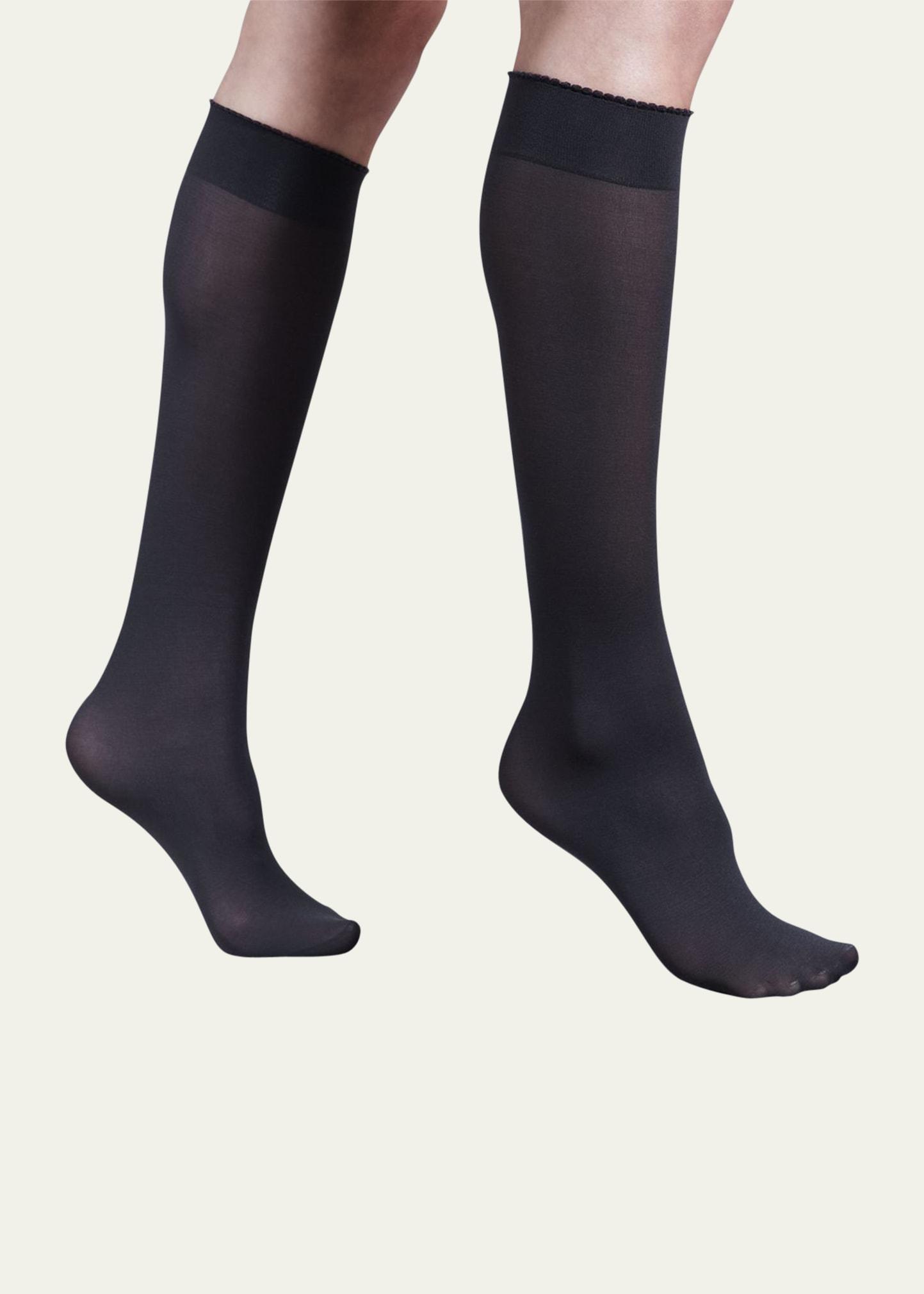 velvet deluxe knee-highs