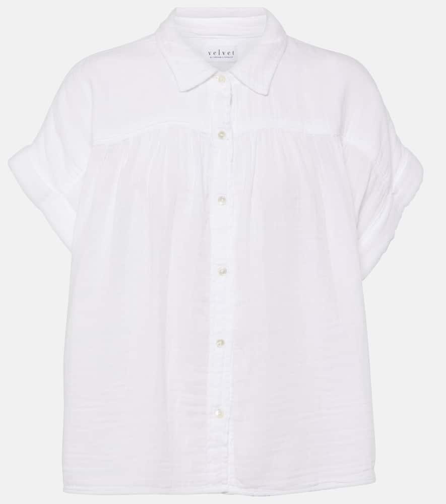 velvet julieta cotton blouse
