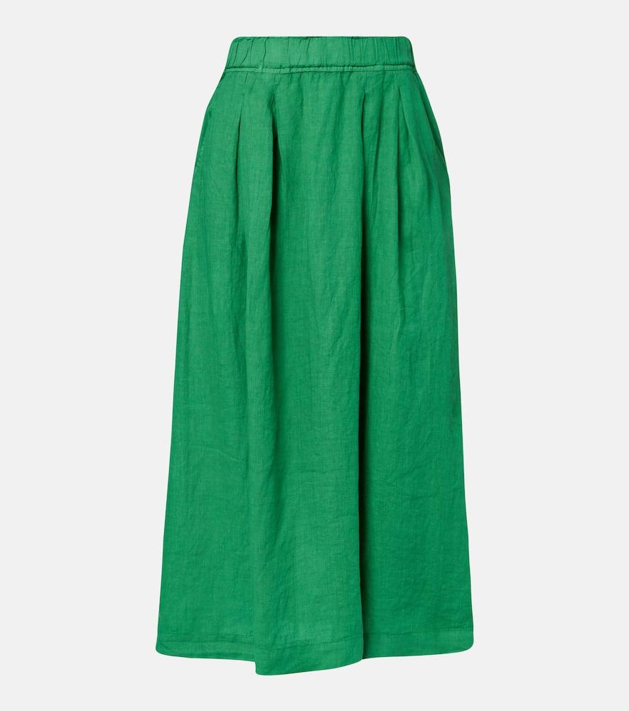 velvet linda linen maxi skirt