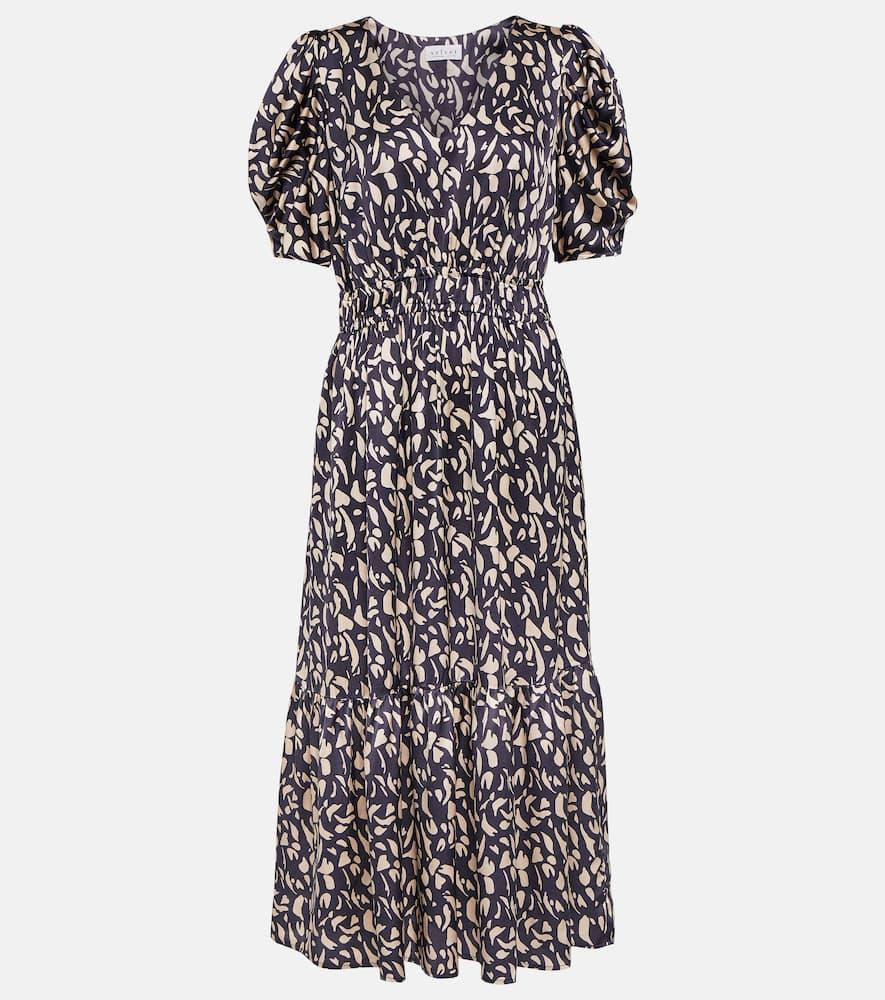 velvet lyuda printed midi dress