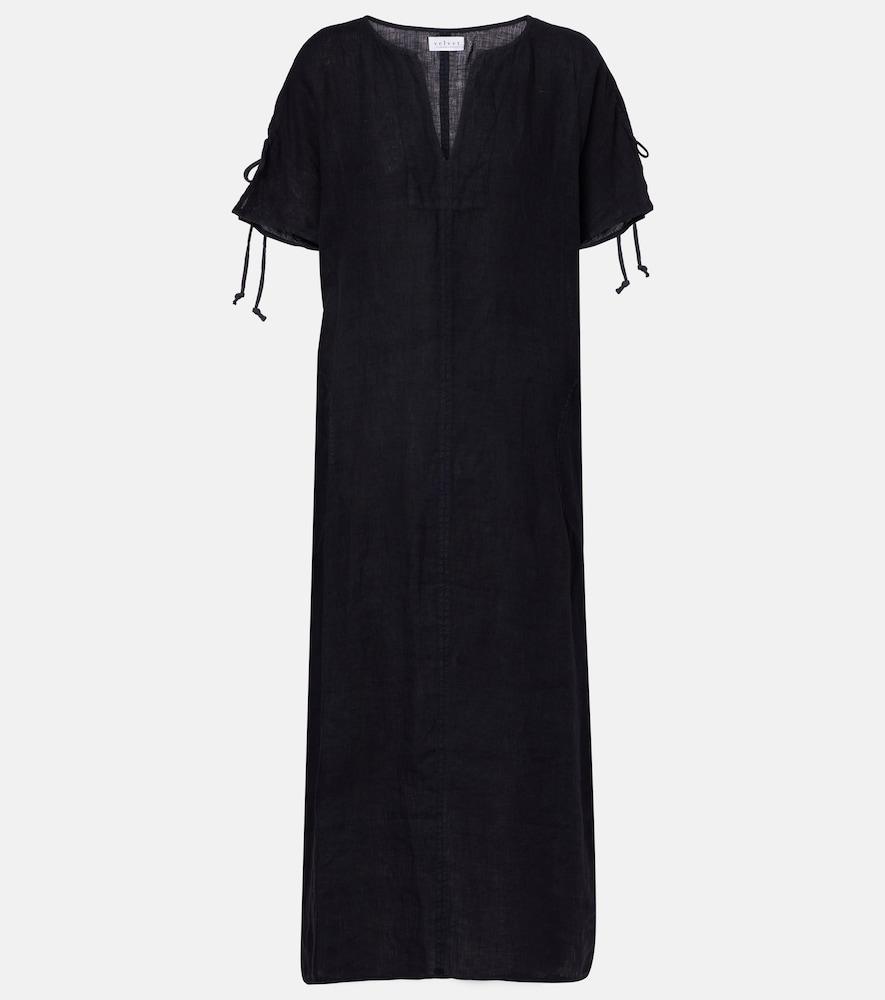 velvet maeve linen midi dress