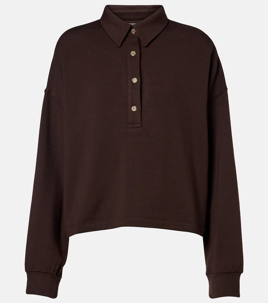 velvet marian polo sweater